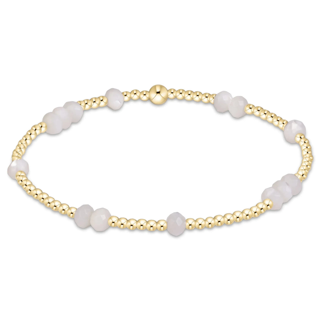 Enewton Hope Unwritten Gemstone 4mm Gold Filled Bracelet - Mother of Pearl enewton Hope Unwritten Mother of Pearl Bracelet Bracelet