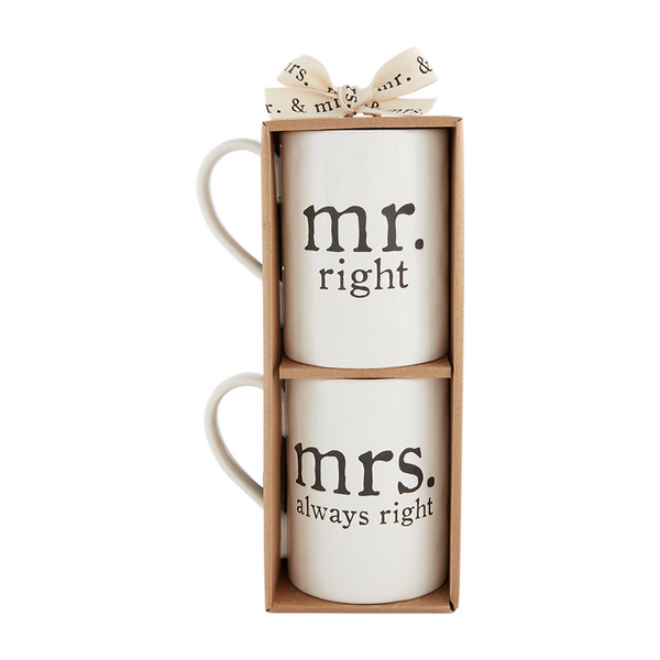 Mr. & Mrs. Boxed Mug Set