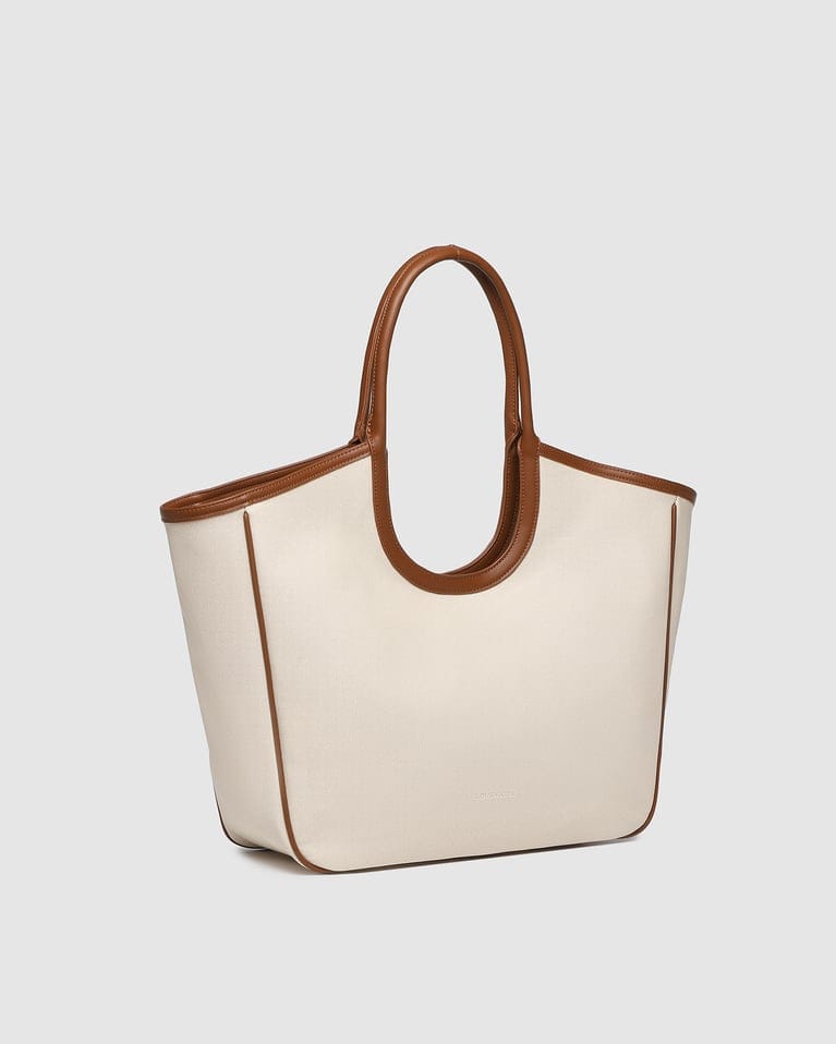 Louenhide Alexandra Tote Bag - Canvas Tan