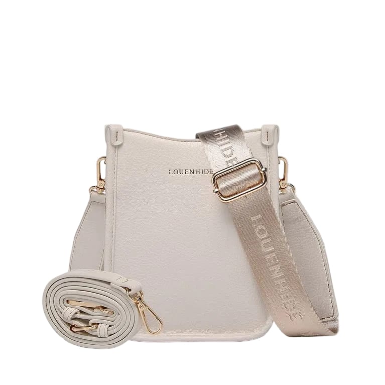 Louenhide Parker Logo Crossbody Bag - Vanilla