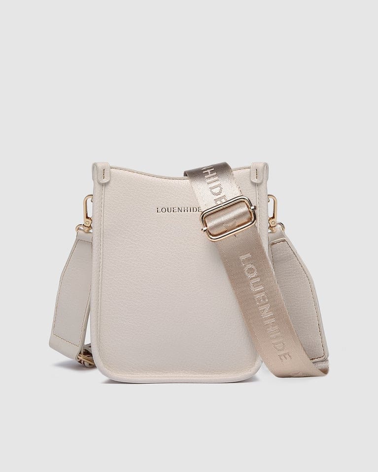 Louenhide Parker Logo Crossbody Bag - Vanilla