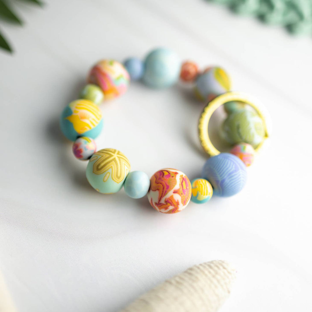 Jilzarah Beach Day Wrist Keychain