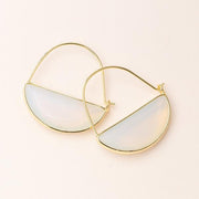 Scout Curated Wears Stone Prism Hoop - Opalite