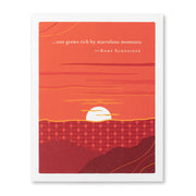 One Grows Rich By Marvelous Moments Birthday Card