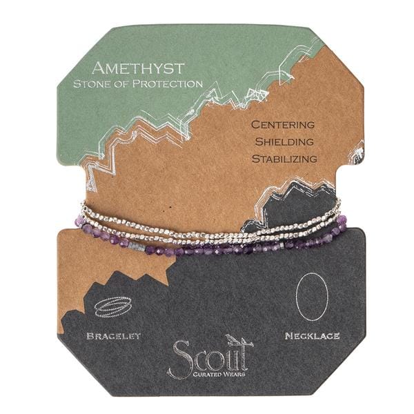 Scout Curated Wears Delicate Stone Wrap- Amethyst Scout Curated Wears Delicate Stone Wrap- Amethyst Bracelet
