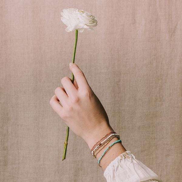 Scout Curated Wears Delicate Stone Wrap- Tourmaline/Gold Scout Curated Wears Delicate Stone Wrap- Tourmaline/Gold Bracelet
