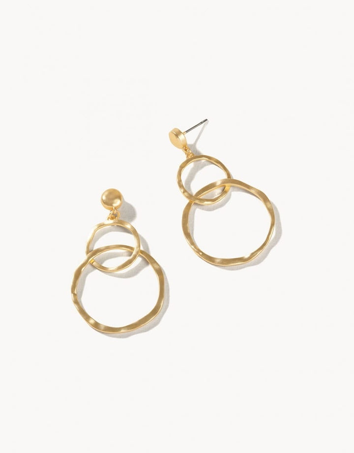 Spartina 449 Ring Toss Earrings Spartina 449 Ring Toss Earrings | Double Hoop Gold Drop Earrings