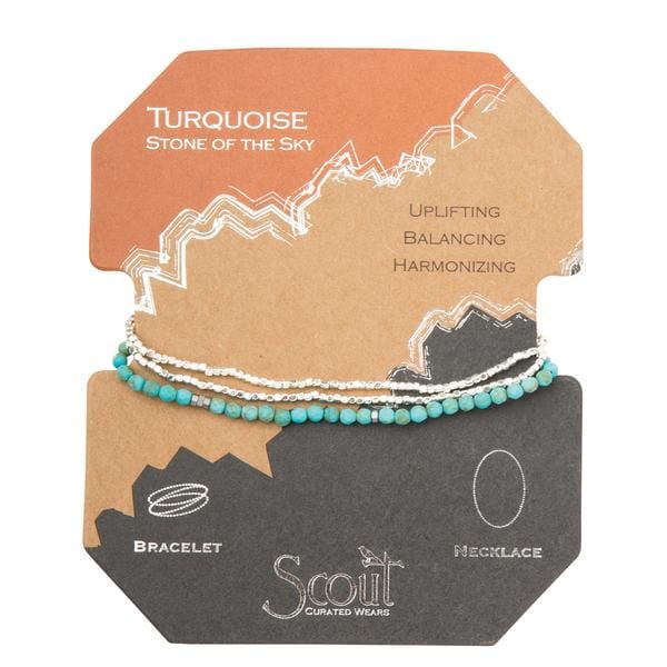 Scout Curated Wears Delicate Stone Wrap- Turquoise Scout Curated Wears Delicate Stone Wrap- Turquoise Bracelet