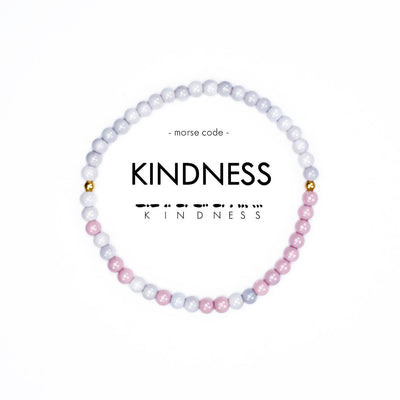 Kindness Morse Code Bracelet