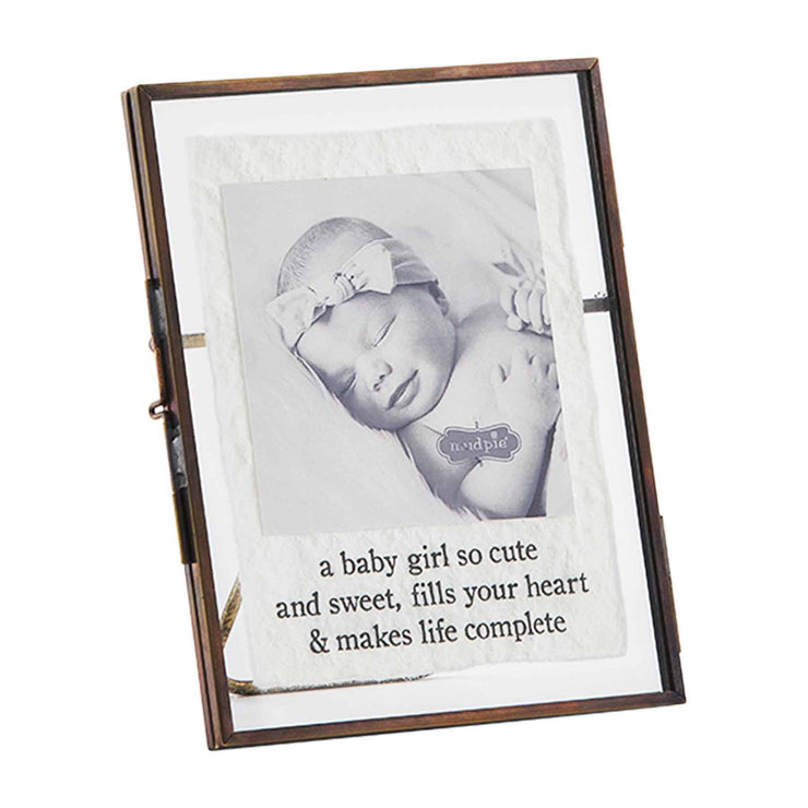 Baby Girl Glass Picture Frame