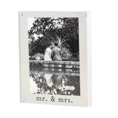 Mr. & Mrs. Magnetic Block Picture Frame