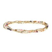Scout Curated Wears Delicate Stone Wrap- Tourmaline/Gold