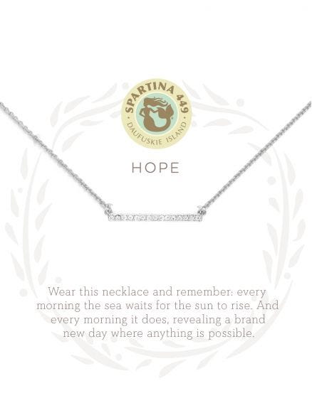 Hope Horizon Bar Necklace