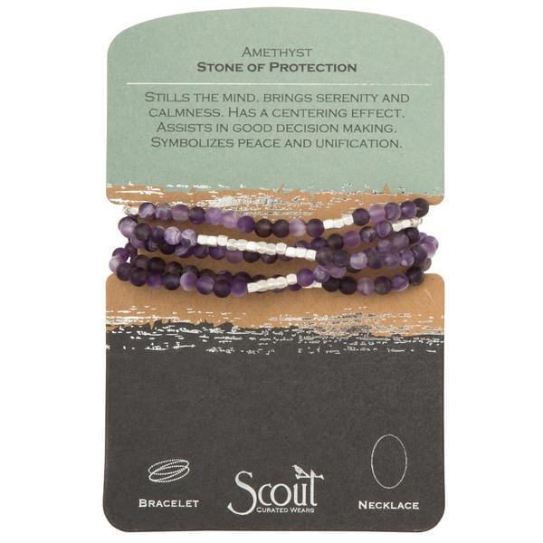 Scout Curated Wears Stone Wrap- Amethyst
