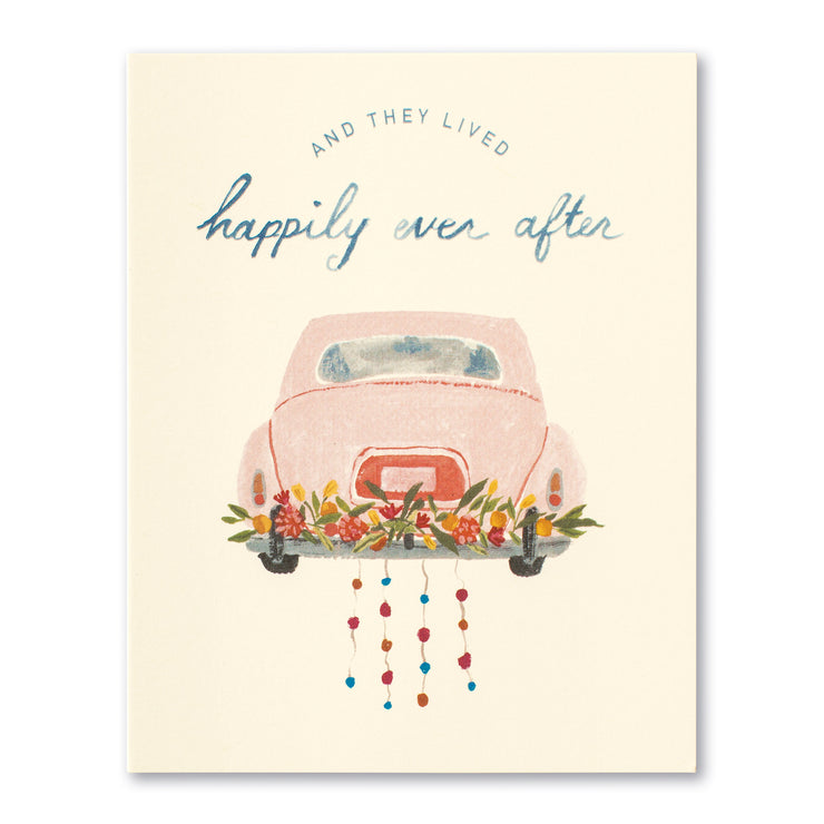 "And Then They Live Happily Ever After" - Wedding Card
