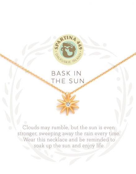 Spartina 449 Sea La Vie Bask In The Sun Starburst Necklace
