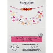Carnelian Little Wishes Necklace for Happiness