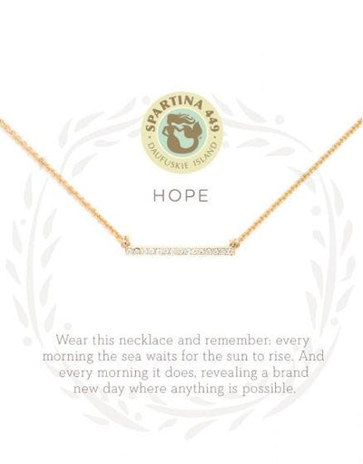 Hope Horizon Bar Necklace