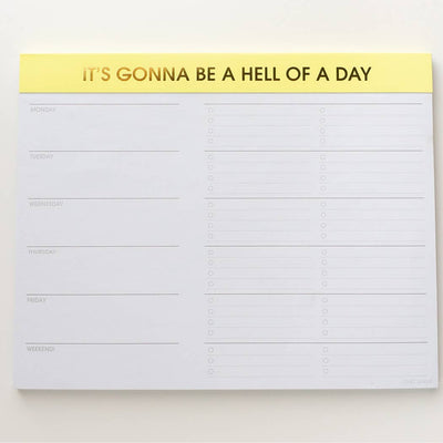 Gonna Be a Hell of a Day Planner Notepad
