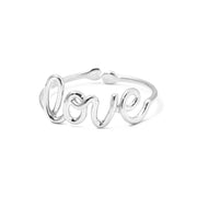 Love Scripted Ring