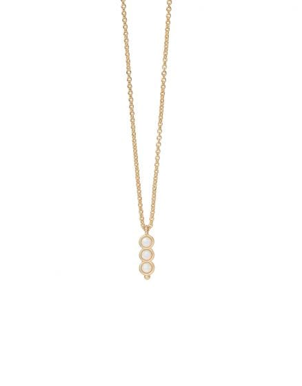 Spartina 449 Sea La Vie Seas The Day Triple Opalescent Necklace