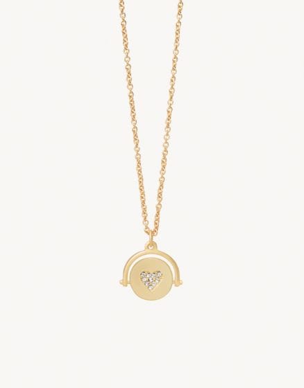 Spartina 449 Sea La Vie To The Moon Back Reversible Necklace
