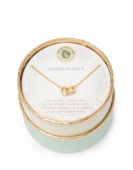 Spartina 449 Unbreakable Double Ring Necklace Spartina 449 Unbreakable Double Ring Necklace | Gold Silver Necklaces