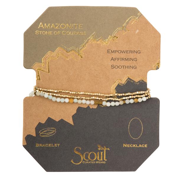 Scout Curated Wears Delicate Stone Wrap- Amazonite