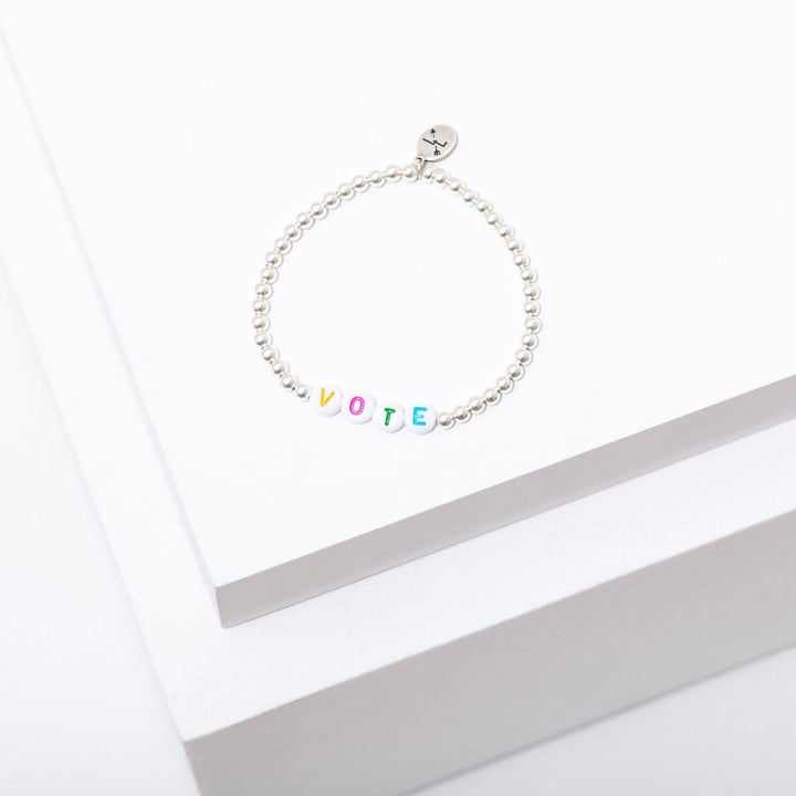 Vote Bracelet in Rainbow