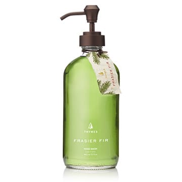 Frasier Fir Large Hand Wash Thymes Frasier Fir Large Hand Wash | Glass Bottle Bath and Body