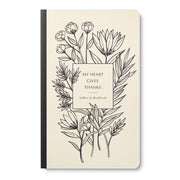 Soft Cover Journal - My Heart Gives Thanks