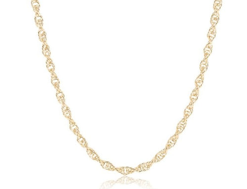 Rope Chain Gold Choker Necklace
