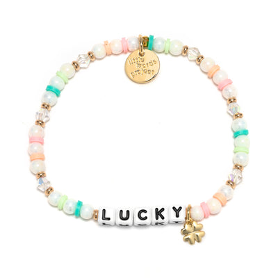 Little Words Project Lucky Clover Charm Bracelet