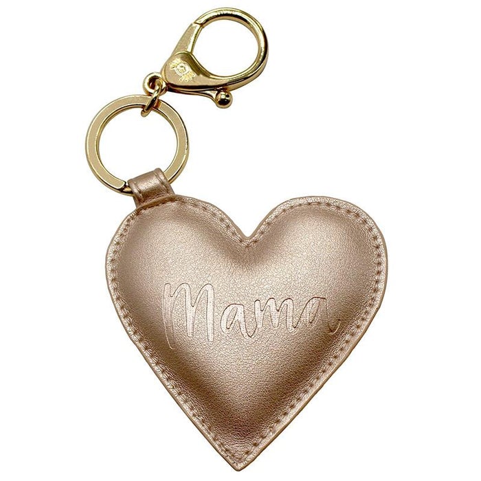 Mama Heart Diaper Bag Charm Keychain