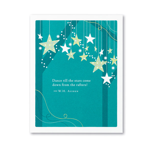 "Dance Till the Stars" Birthday Card