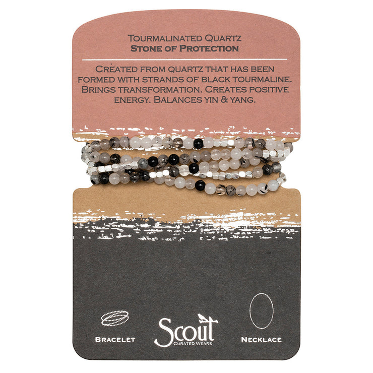 Scout Curated Wears Stone Wrap - Tourmalinated Quartz