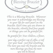 Blessing Crystal Pearl 12mm Bracelet - Silver