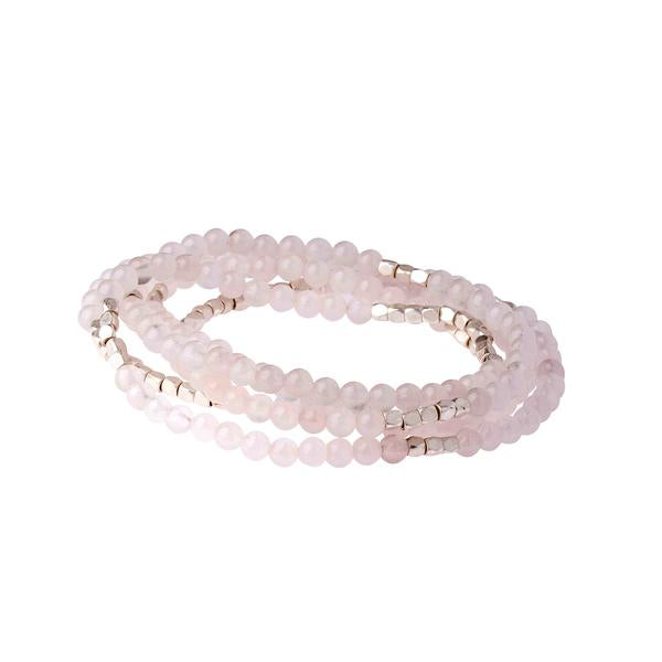 Scout Curated Wears Stone Wrap- Rose Quartz