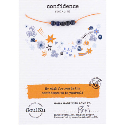 Sodalite Little Wishes Kids Necklace for Confidence