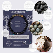 Soulku Men's Rhyolite Bracelet for Fatherhood