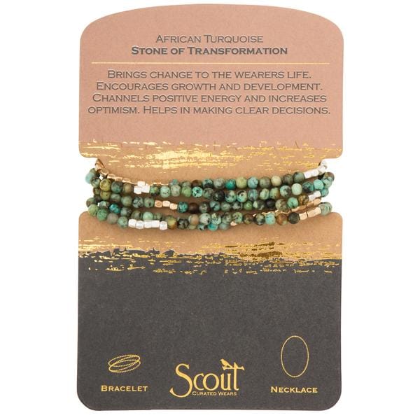 Scout Curated Wears Stone Wrap- African Turquoise