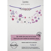 Rose Quartz Little Wishes Kids Necklace for Love