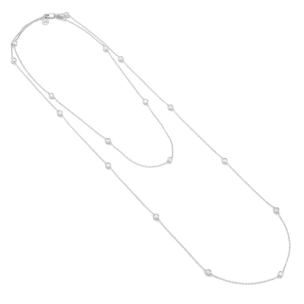 Dot to Dot Diamond Pave Necklace
