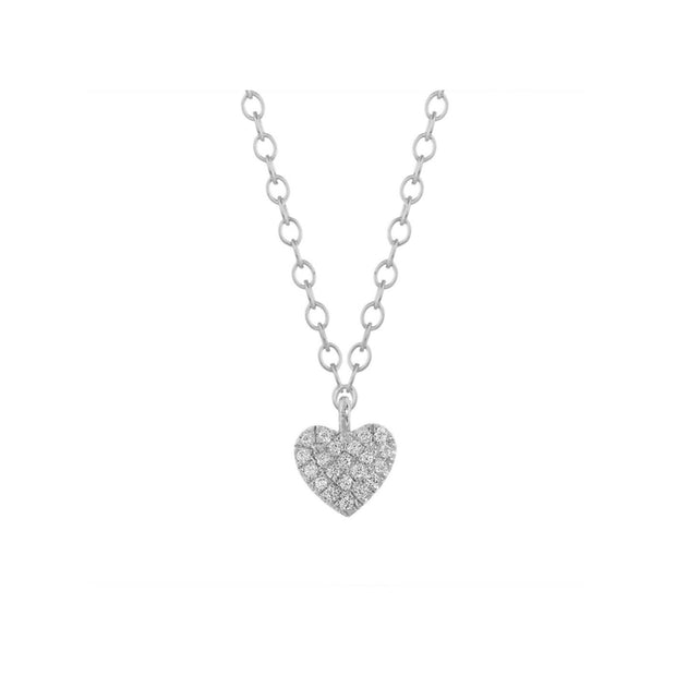 Small Heart Diamond Necklace