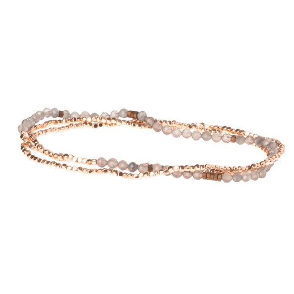 Scout Curated Wears Delicate Stone Wrap- Smoky Quartz Scout Curated Wears Delicate Stone Wrap- Smoky Quartz Bracelet