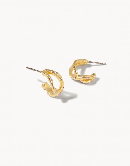 Spartina 449 Sprinkles Huggie Hoop Earrings