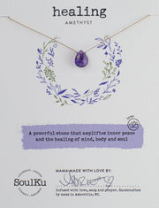 Soulku Amethyst Luxe Necklace for Healing