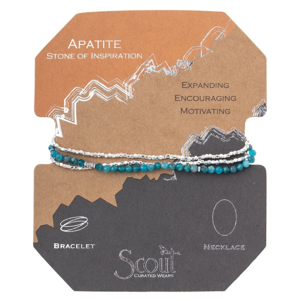Scout Curated Wears Delicate Stone Wrap - Apatite Scout Curated Wears Delicate Stone Wrap - Apatite Bracelet