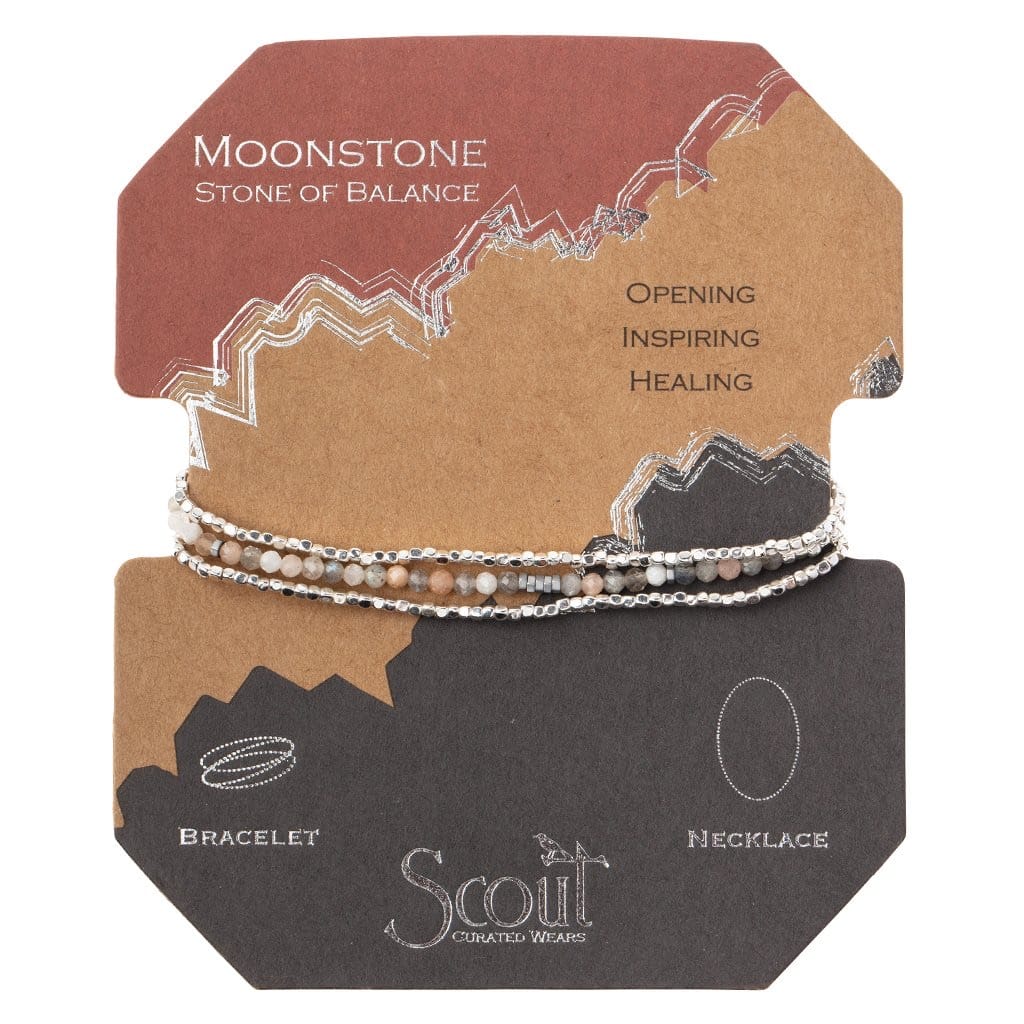 Scout Curated Wears Delicate Stone Wrap - Moonstone