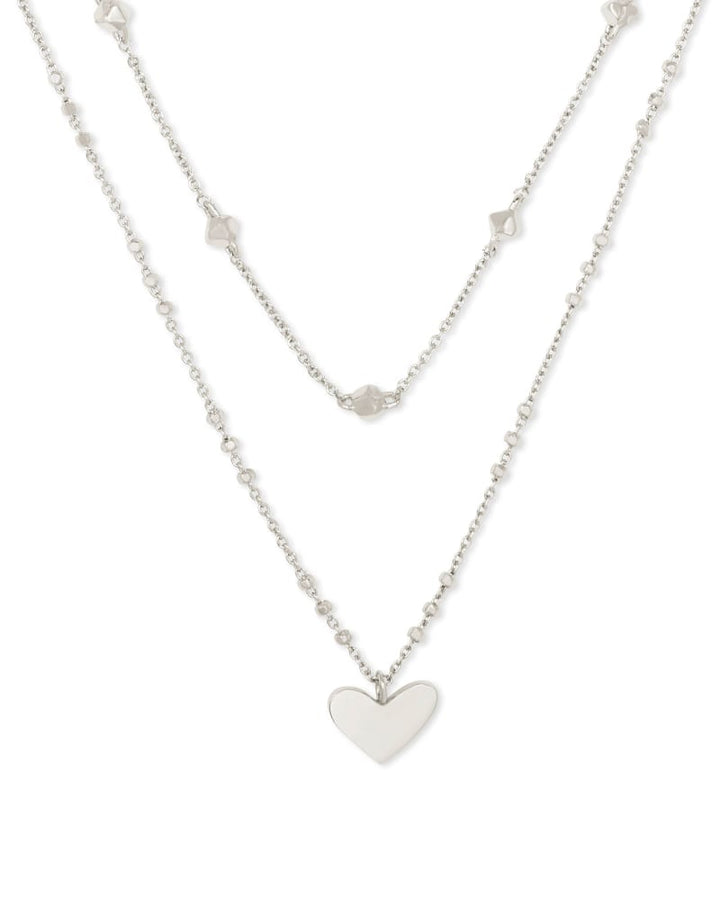Ari Heart Multi-strand Necklace